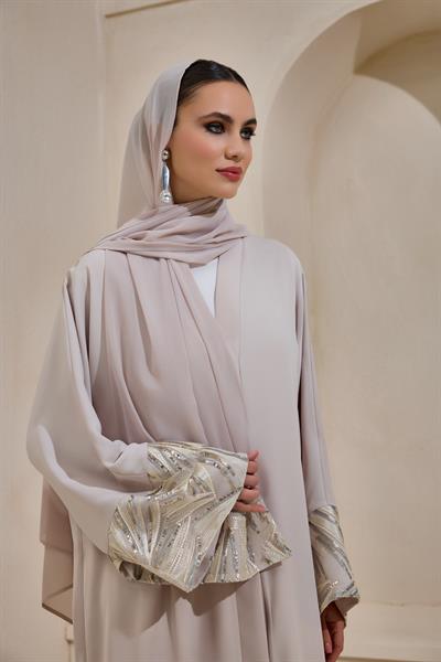CLASSIC ABAYA SET BEIGE