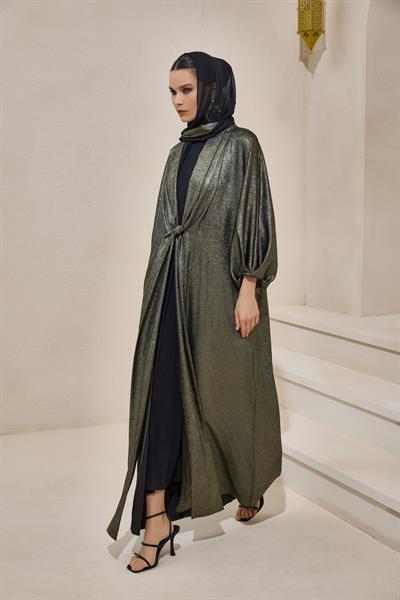 DARK GOLD ABAYA SET