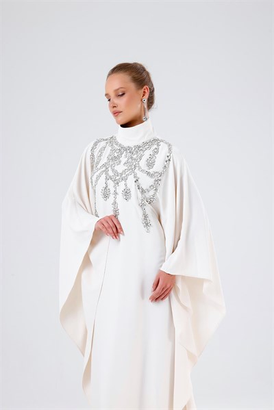 DIAMOND KAFTAN-CREAM
