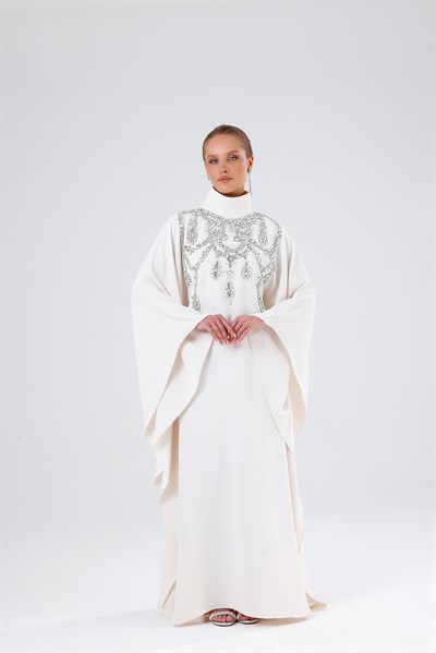 DIAMOND KAFTAN-CREAM