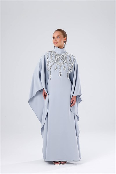 DIAMOND KAFTAN-GRAY