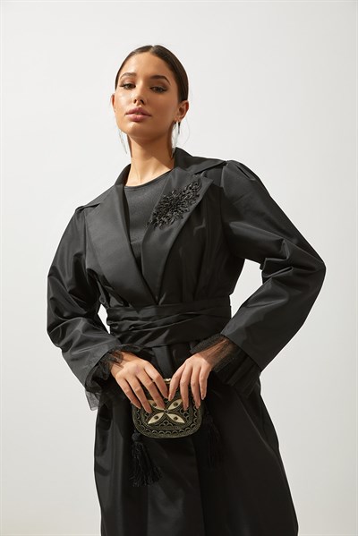 DIANA TAFTA ABAYA - BLACK