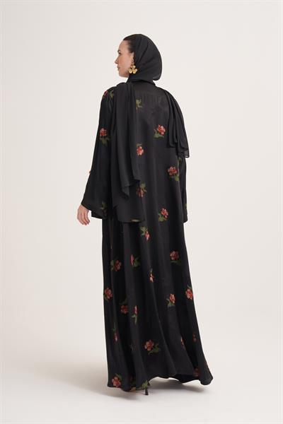 DOLCE CHIC ABAYA & SCARF-BLACK
