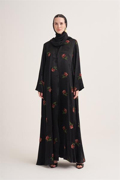 DOLCE CHIC ABAYA & SCARF-BLACK