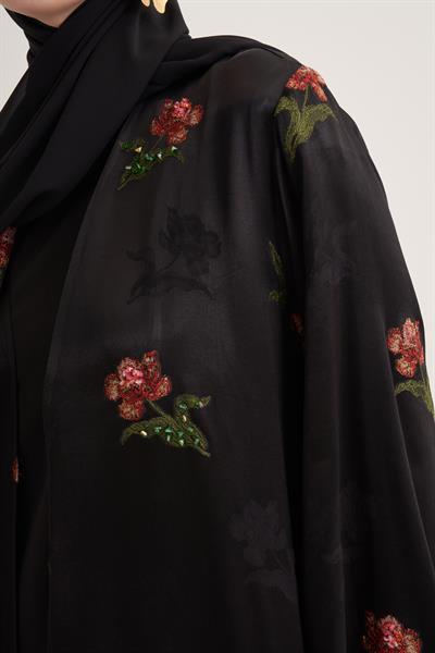 DOLCE CHIC ABAYA & SCARF-BLACK