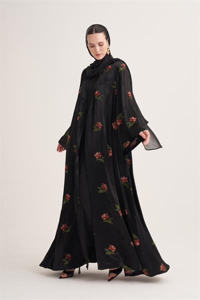 DOLCE CHIC ABAYA & SCARF-BLACK