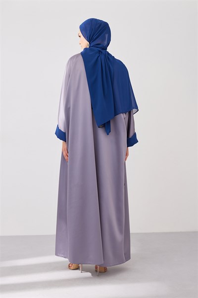 DOUBLE FACE ABAYA SET-GREY