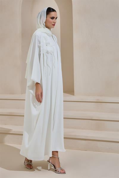 ELANA ABAYA WHITE
