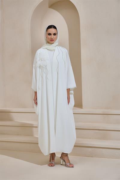 ELANA ABAYA WHITE