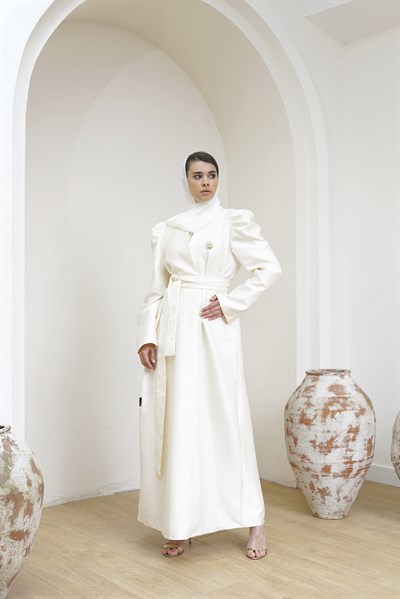 ELEGANT ABAYA - EKRU