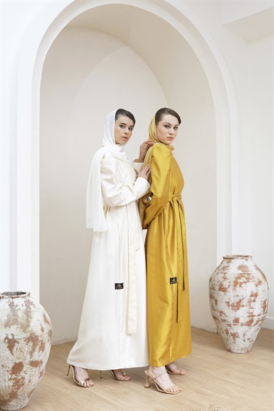 ELEGANT ABAYA - EKRU