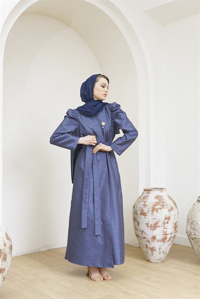ELEGANT ABAYA - GECE MAVİ