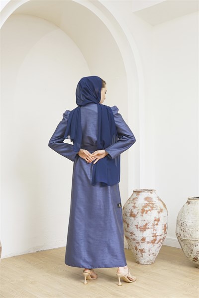 ELEGANT ABAYA - GECE MAVİ