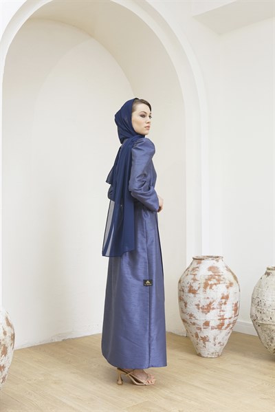 ELEGANT ABAYA - GECE MAVİ