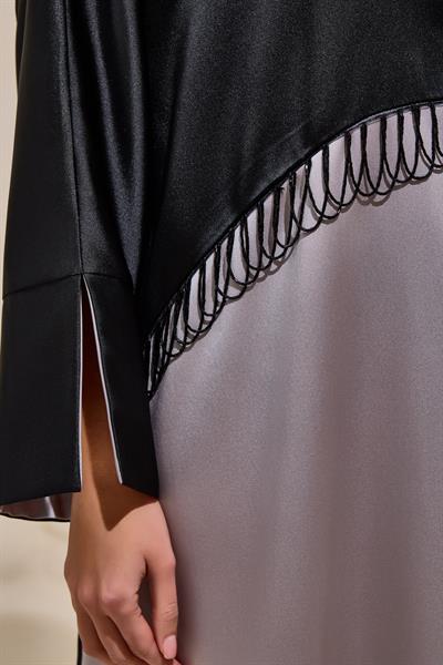 ELEGANT ABAYA BLACK-MINK