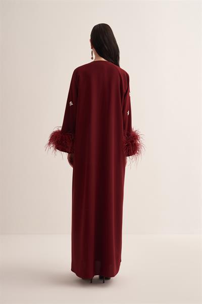 ELISSA ABAYA BURGUNDY