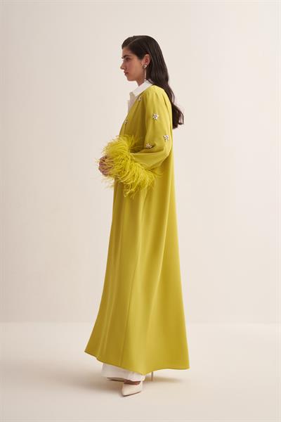 ELISSA ABAYA LIGHT GREEN
