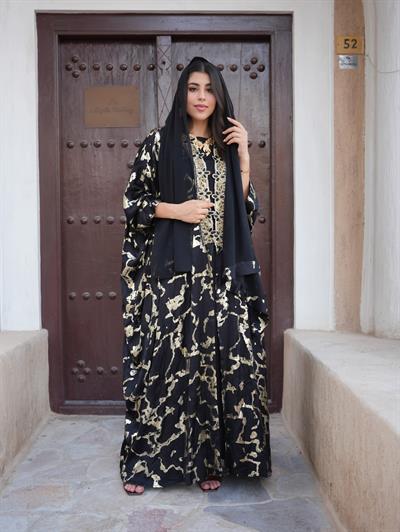 EXCLUSIVE ABAYA SET BLACK