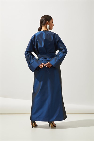 EXCLUSIVE TAFTA ABAYA-BLUE