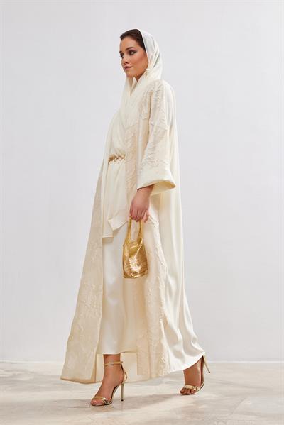 GALİA ABAYA SET-CREAM