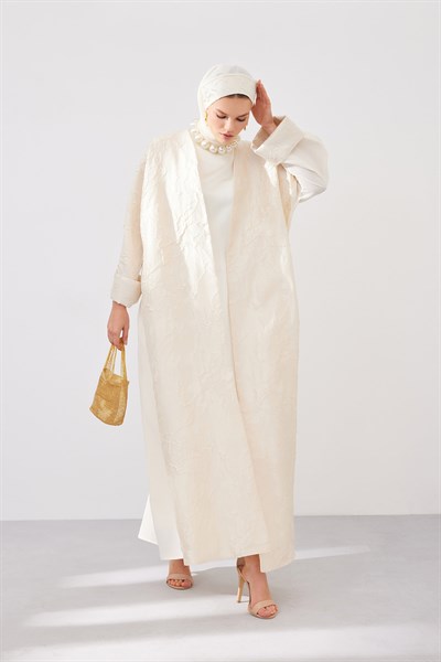 GALİA ABAYA SET-CREAM