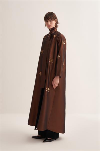 GLAMOR ABAYA BROWN