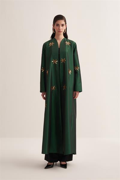 GLAMOR ABAYA EMERALD GREEN