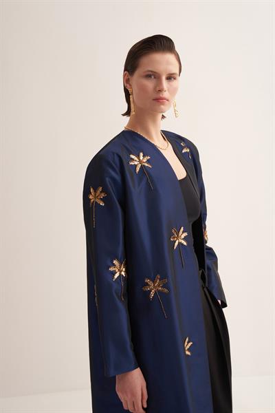 GLAMOR ABAYA NAVY BLUE