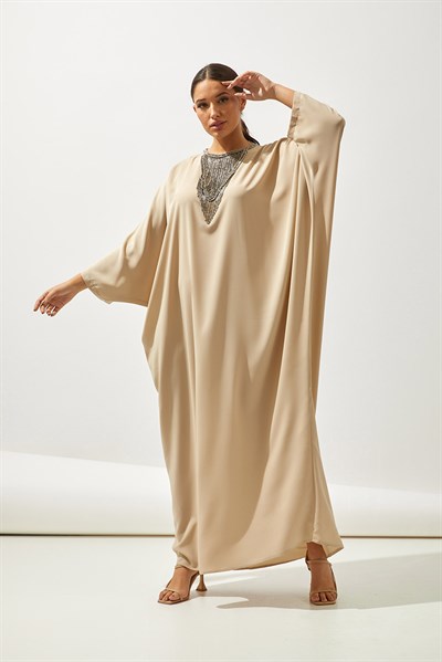 GLAMOR KAFTAN-BEIGE