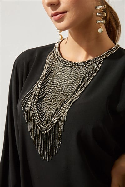 GLAMOR KAFTAN-BLACK