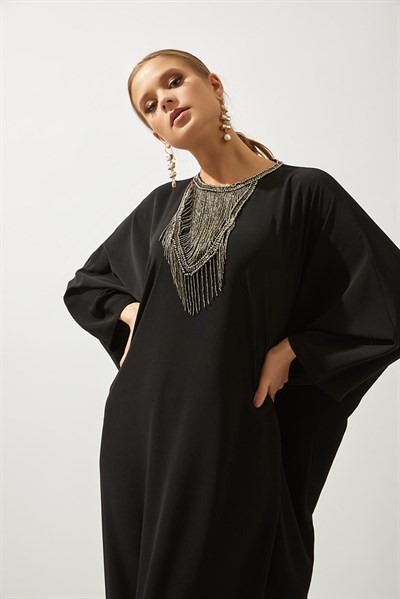 GLAMOR KAFTAN-BLACK