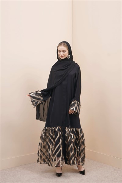 Gold Jakar  Abaya