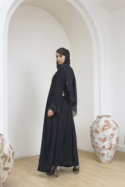 GÜPÜR İŞLEMELİ  ABAYA