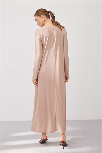 DRESS - BEIGE