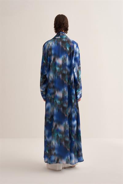 JULIE ABAYA & SCARF BLUE