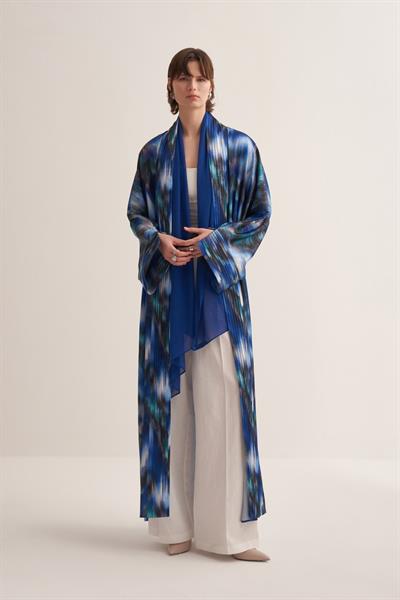 JULIE ABAYA & SCARF BLUE