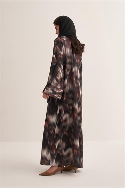 JULIE ABAYA & SCARF BROWN