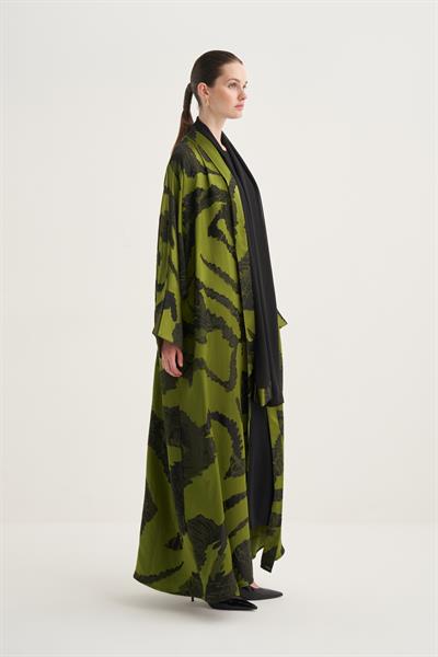 LARA VISCOSE ABAYA-GREEN