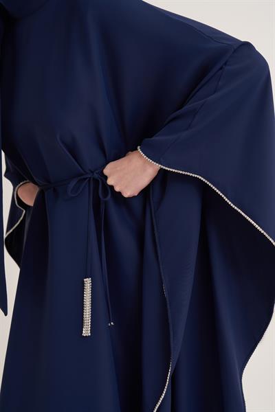 LILAH KAFTAN-NAVY BLUE