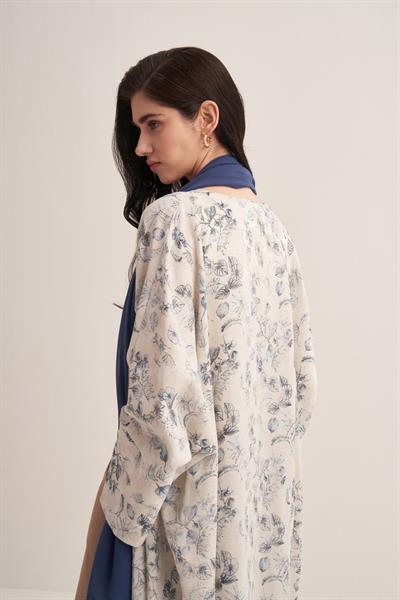 LIORA ABAYA & SCARF BLUE