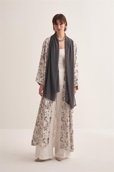 LIORA ABAYA & SCARF GRAY