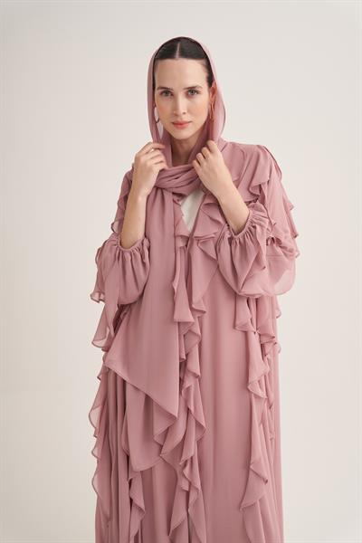 LOLA ABAYA & SCARF-POWDER