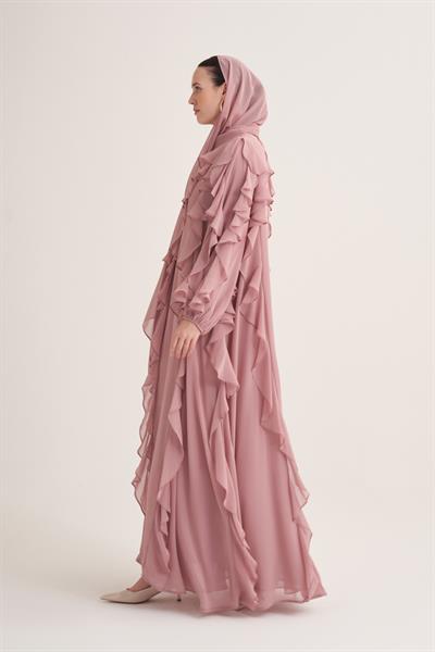 LOLA ABAYA & SCARF-POWDER