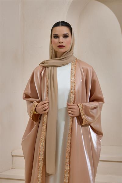 LOREN ABAYA SET BEIGE