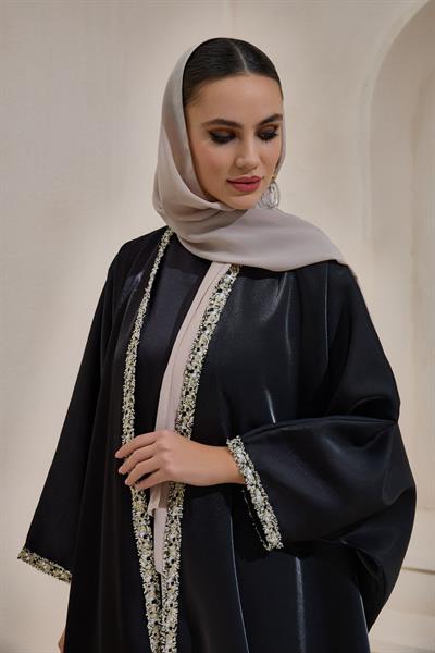 LOREN ABAYA SET BLACK