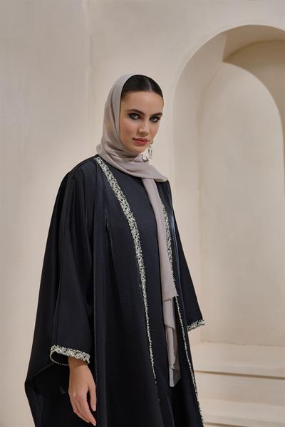 LOREN ABAYA SET BLACK