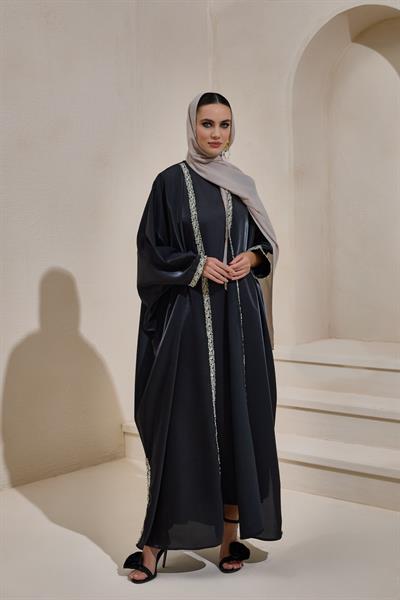 LOREN ABAYA SET BLACK