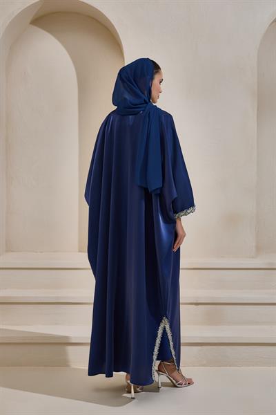 LOREN ABAYA SET NAVY BLUE