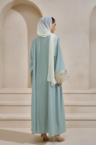 MARIA ABAYA SET MINT GREEN