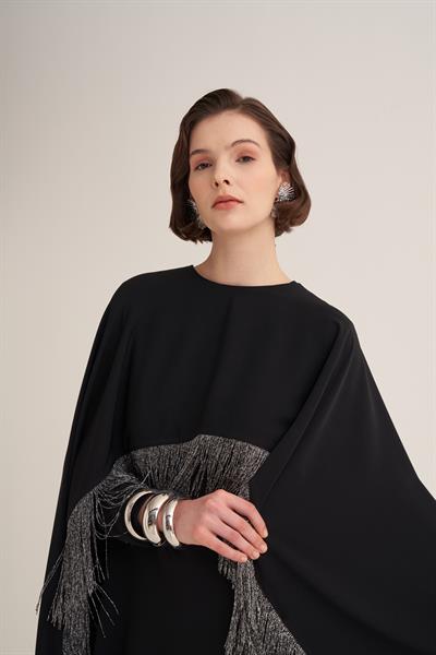 MILENA CAPE & DRESS - BLACK